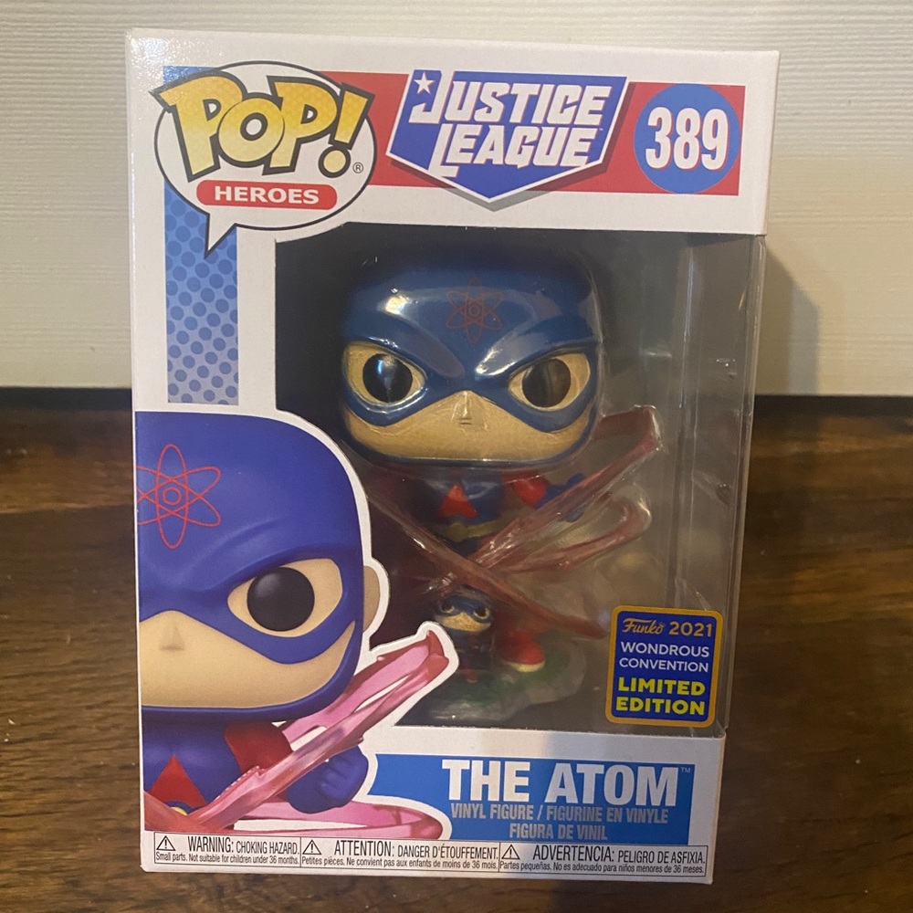 Funko Pop Justice League “The Atom” New In Box